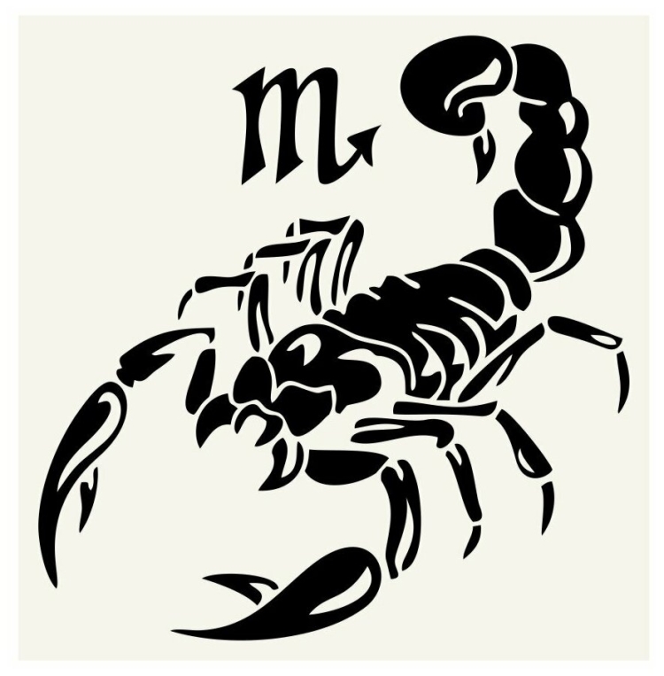 Тату трайбл Скорпион