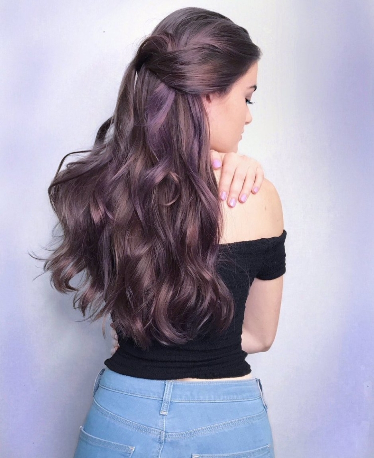 Лиловый шоколад цвет волос