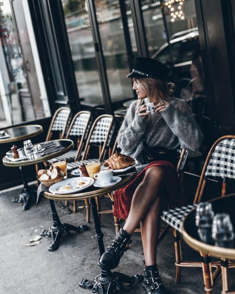 Образы для фотосессии в кофейне