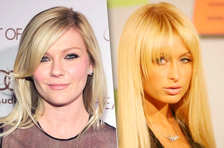 Длинные волосы с высоким лбом