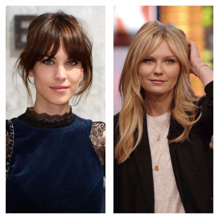 Челка до подбородка