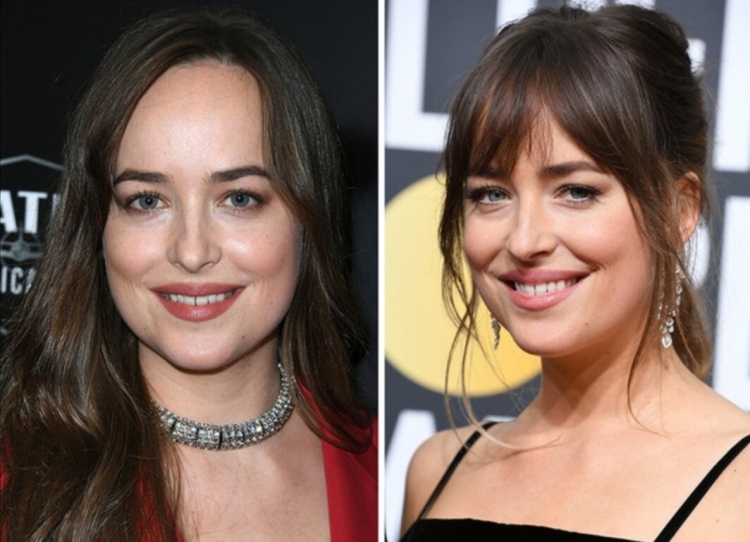 Дакота Джонсон без челки