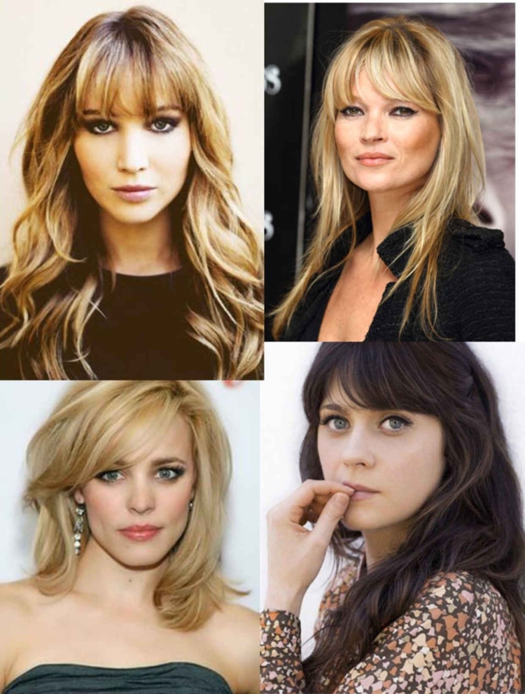 Челка для прямоугольного лица