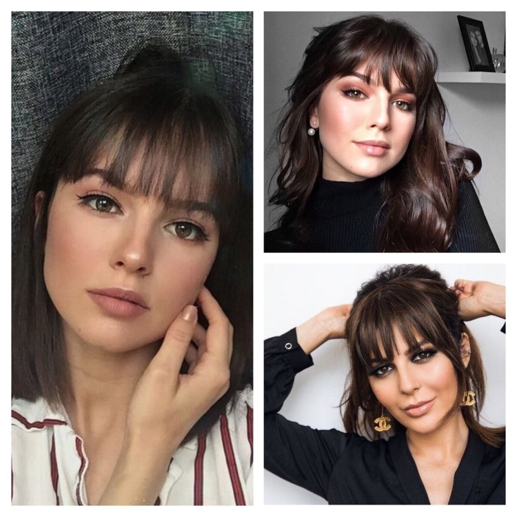 Джессика Билл челка шторка