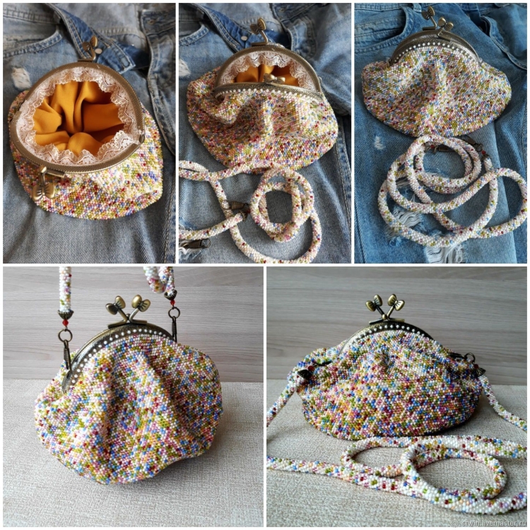 Сумочсумочки с фермуаром с кристаллами Сваровски