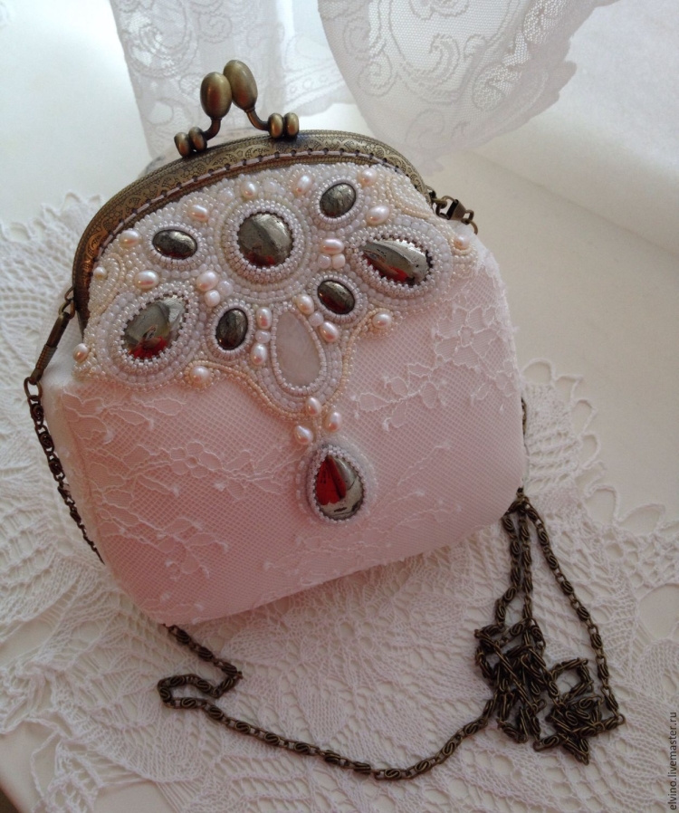 Сумочсумочки с фермуаром с кристаллами Сваровски