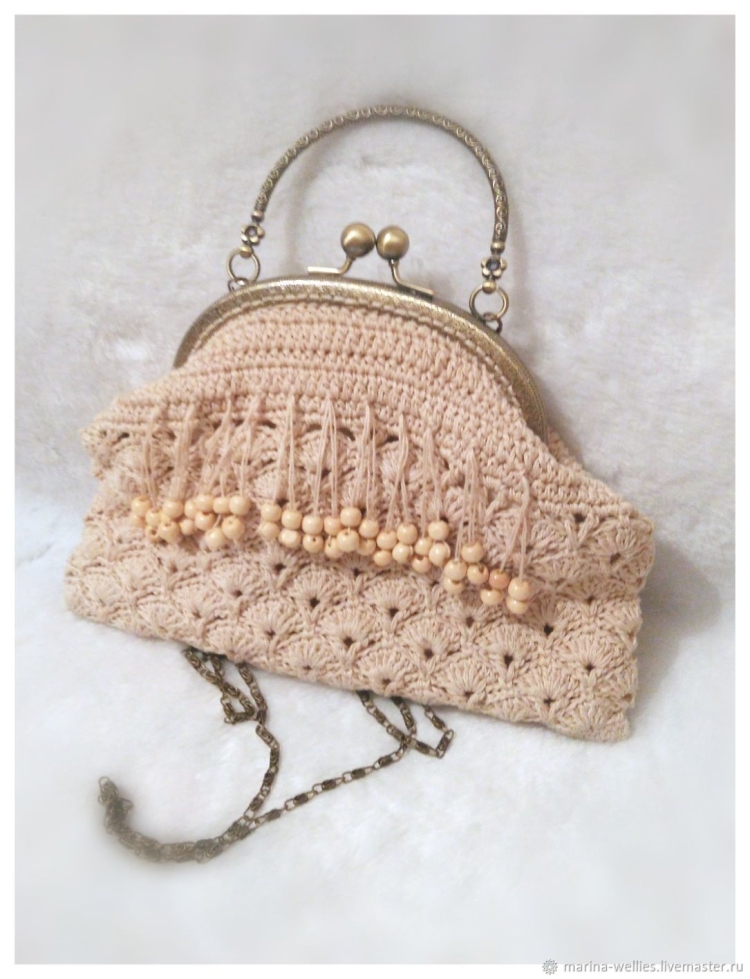 Вязаннаясумка с фермуаром