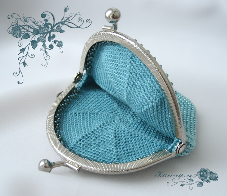 Вязаная сумка с фермуаром