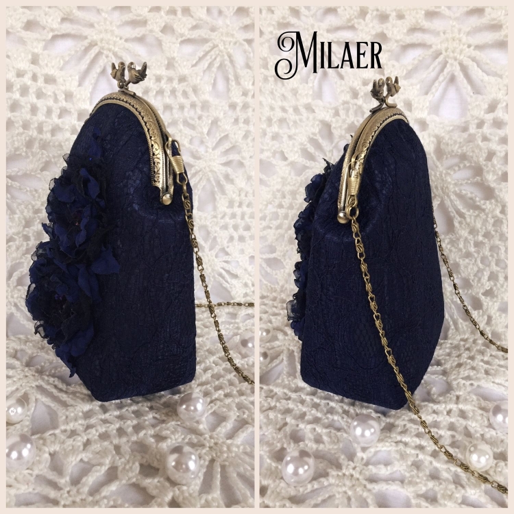 Вечерние сумочки на фермуаре