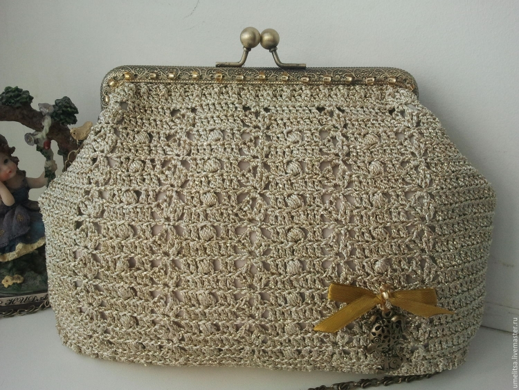 Вязаннаясумка с фермуаром