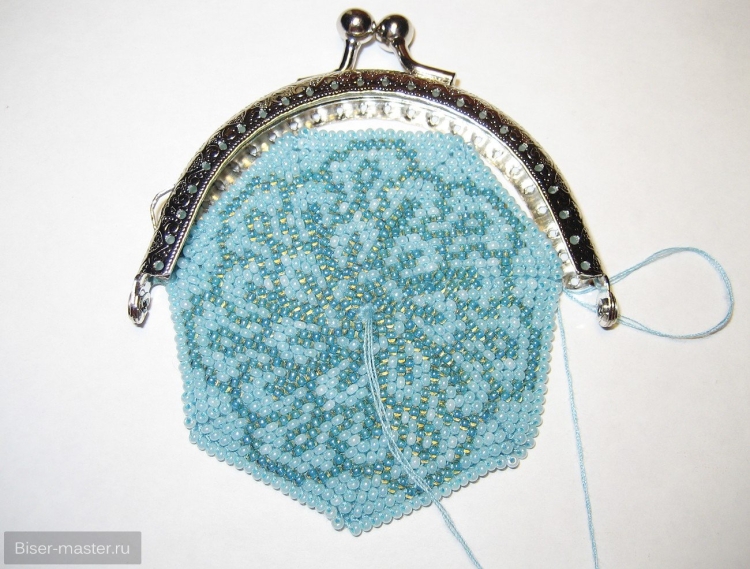 Бисерные сумки с пришивным фермуаром
