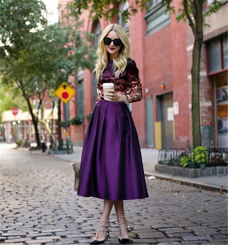 Фиолетовая юбка