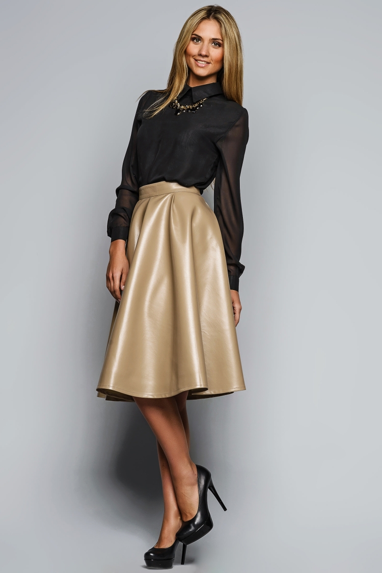 Атласная юбка миди 2022