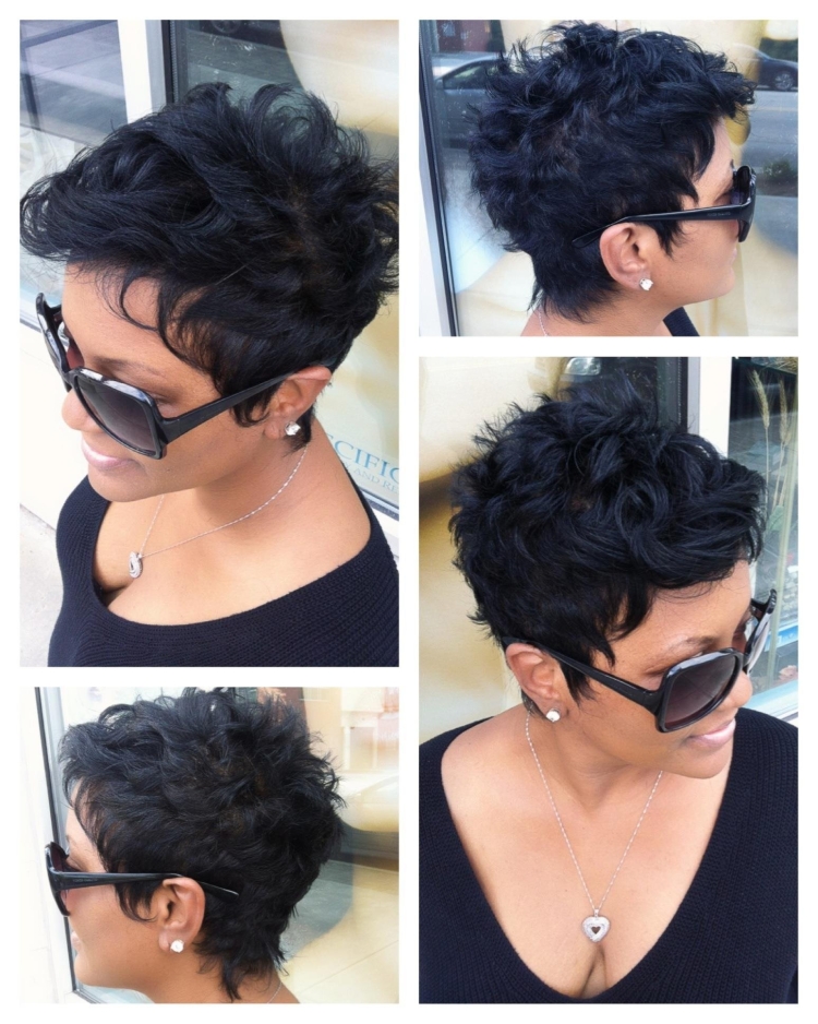 Стрижка Пикси на кучерявые волосы