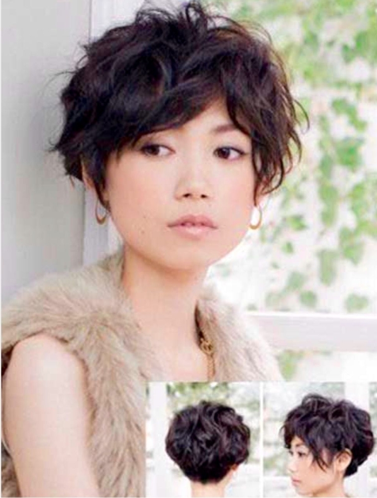 Стрижка Пикси на короткие вьющиеся волосы