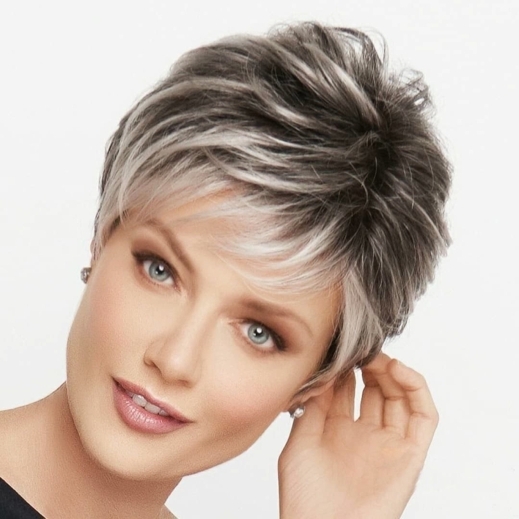 Мелирование на Седые волосы