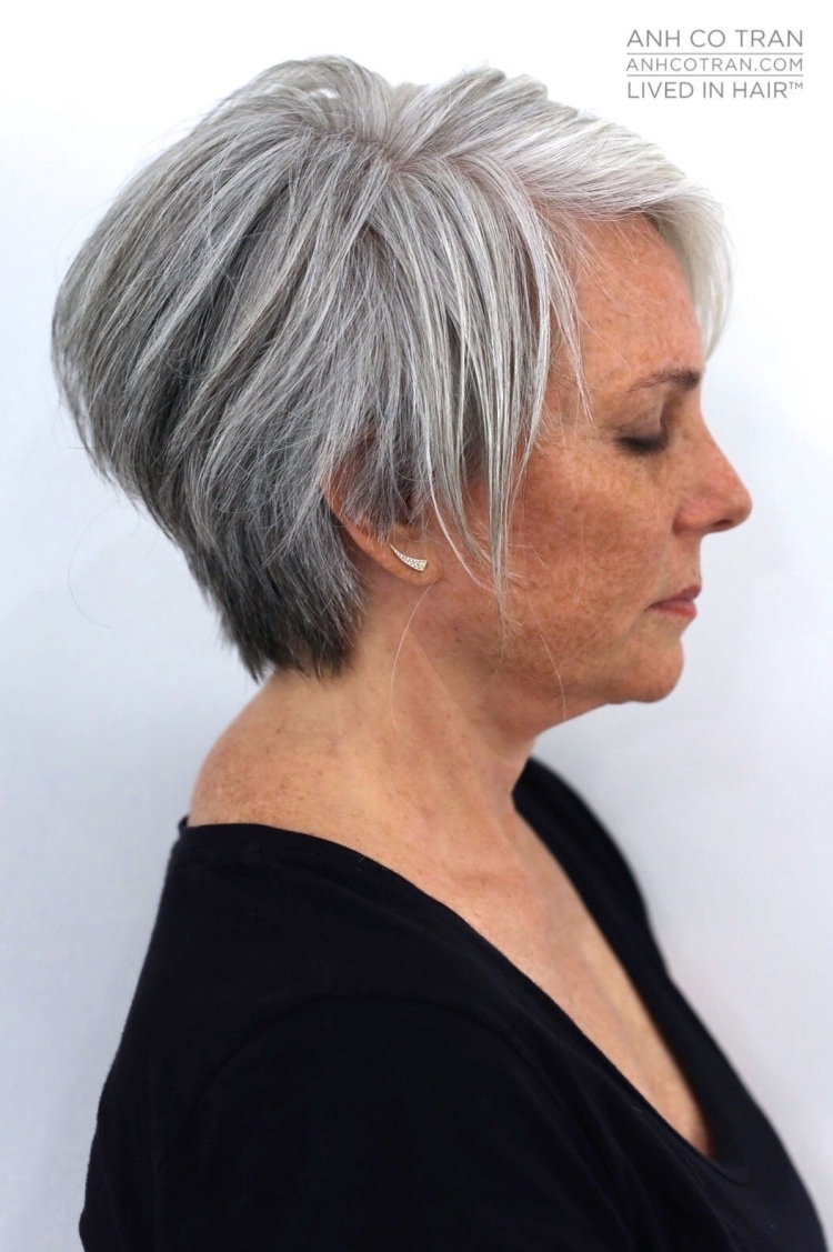 Окрашивание седых волос