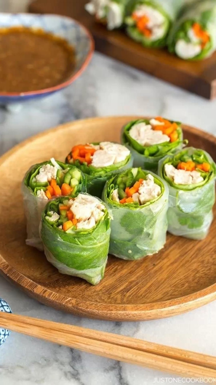 Закуски из рисовой бумаги