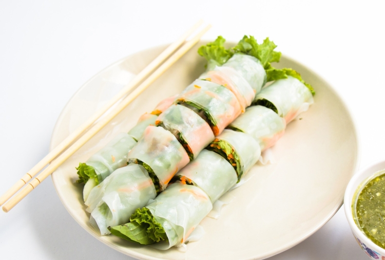 Овощные спринг роллы