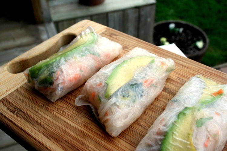 Фреш ролл в рисовой бумаге