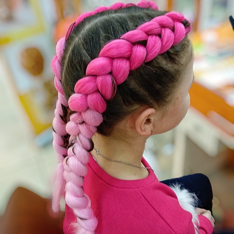 Боксёрские косы с канекалоном для детей