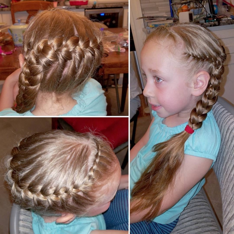 Детская прическа дракончик