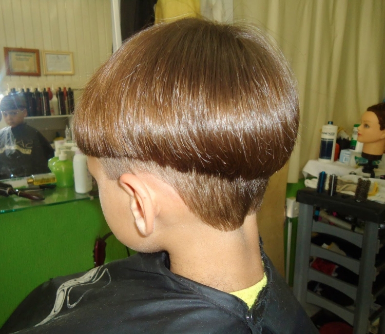 Стрижка для мальчика шапочка