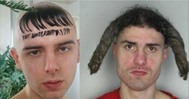 Ужасные мужские стрижки с челкой