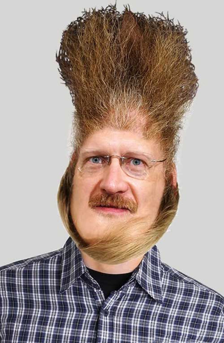 Смешные прически мужские