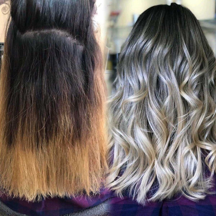 Неудачное окрашивание омбре