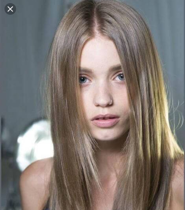 Светло пепельный натуральный цвет волос