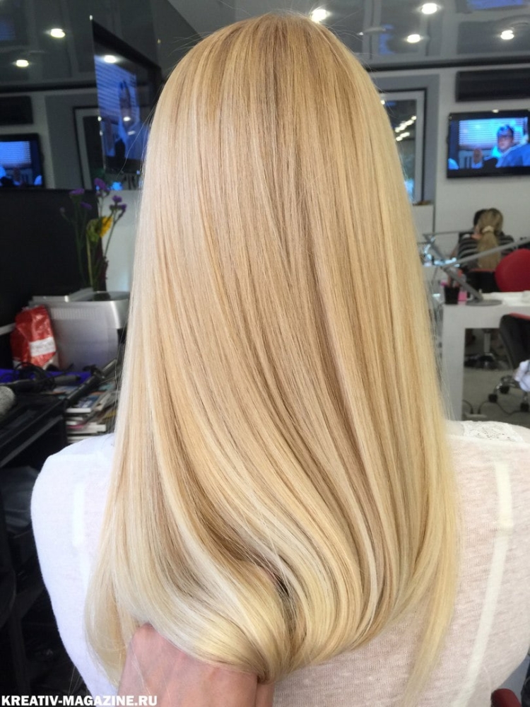 Тотал блонд окрашивание