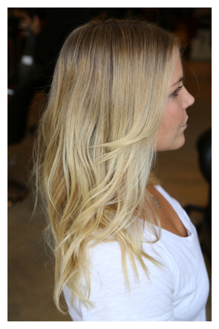 Солнечный блонд цвет волос