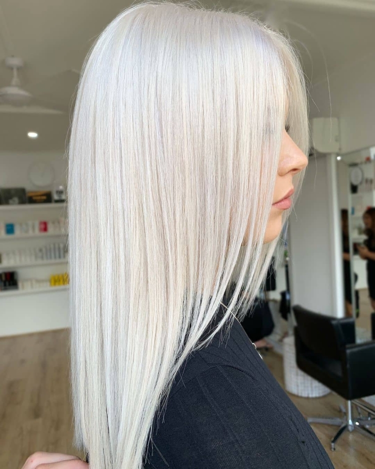 Холодный белый блонд