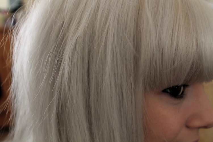 9 Тон волос с жемчужным