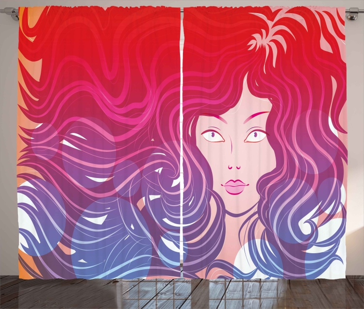 Шторы на кудрявые волосы