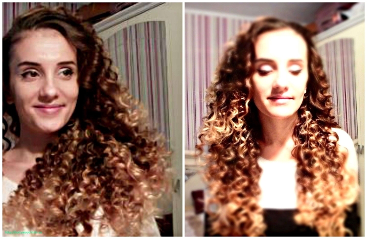 Кудри от косичек на длинные волосы на ночь