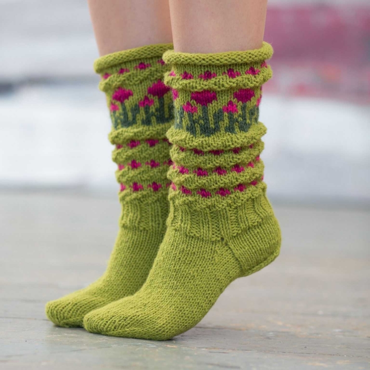 Носки спицами красивые
