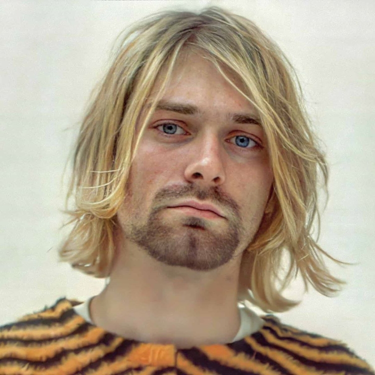 Мужское каре Курт Кобейн