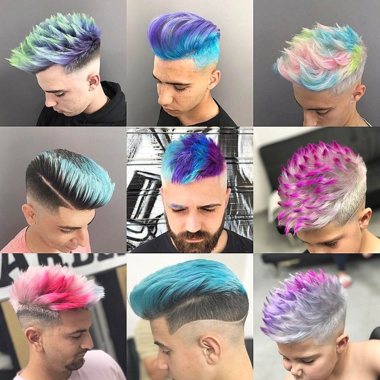 Креативное окрашивание для мужчин