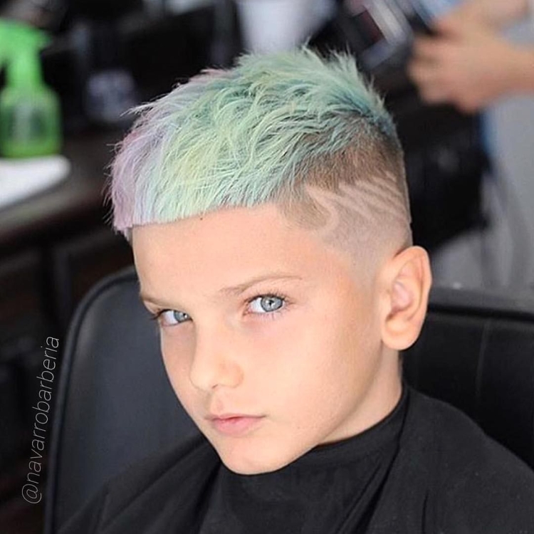 Окрашивание волос мальчикам