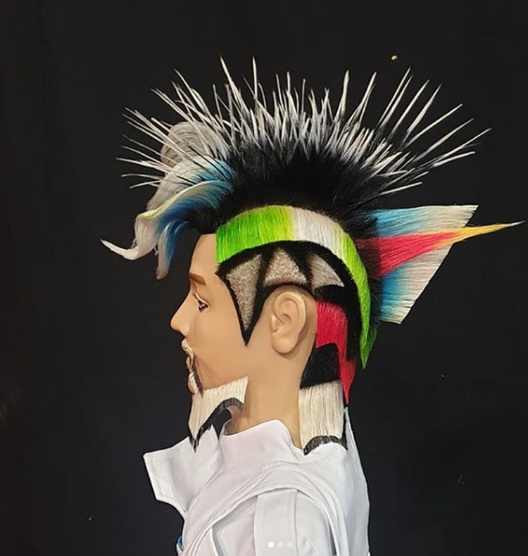 Авангардный стиль прически мужские