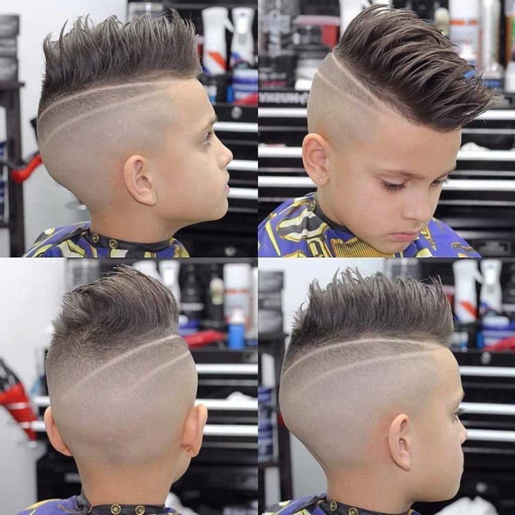 Стрижки для мальчиков модные креативные