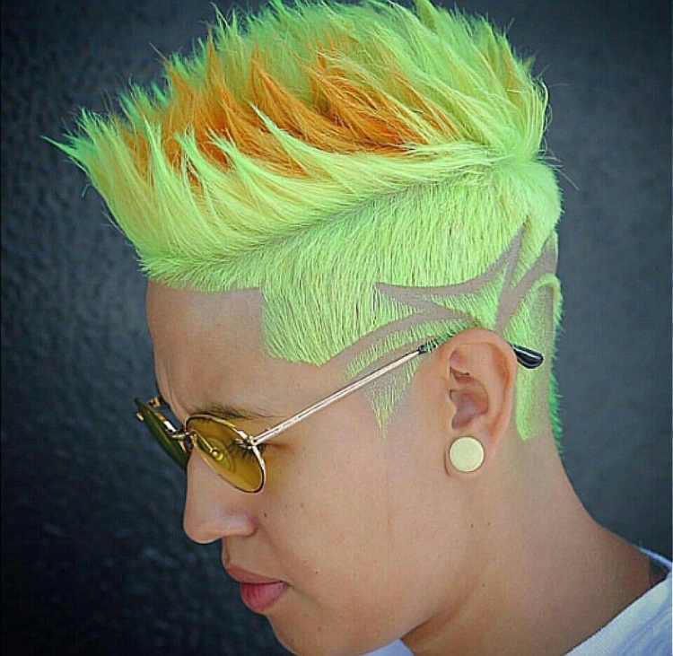 Жёлтые волосы мужские