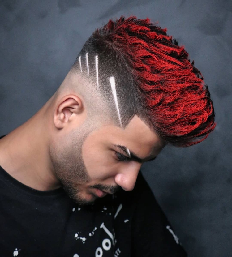 Креативное окрашивание для мужчин