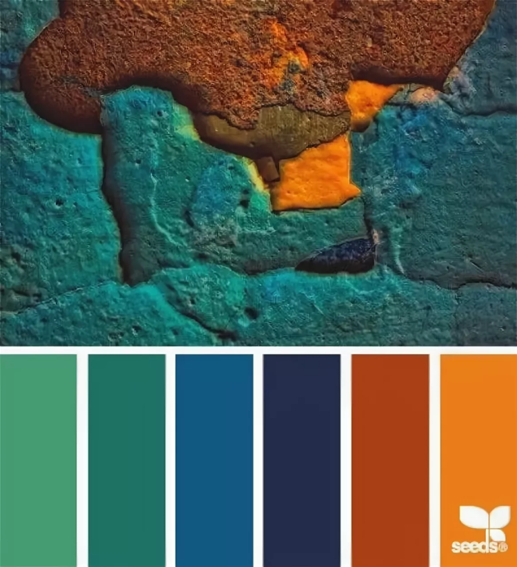 Сочетание цветов терракотовый