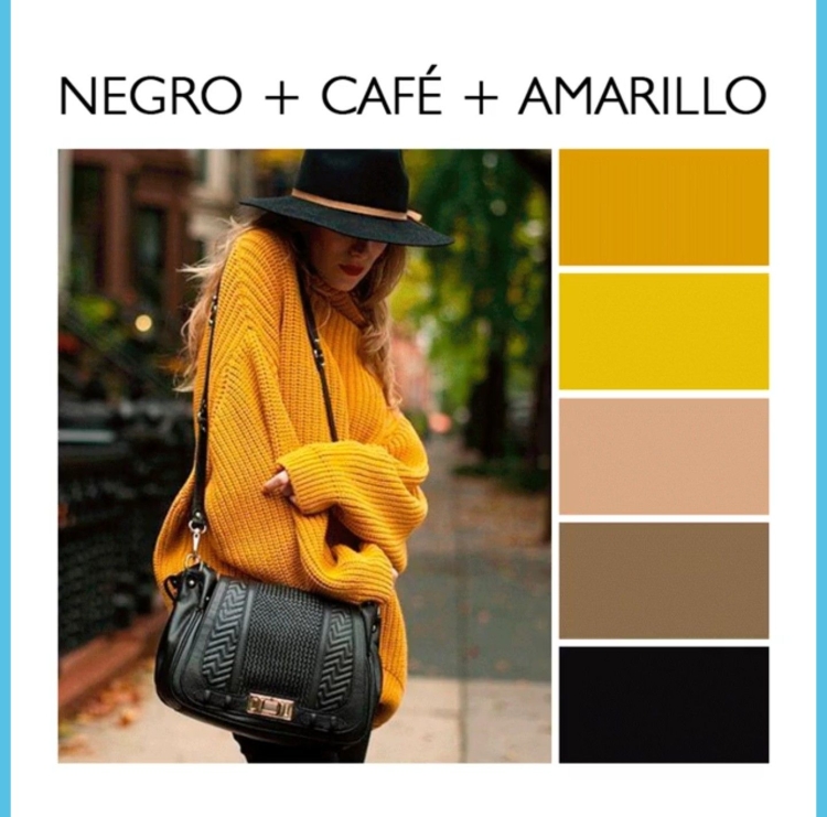 Сочетание цветов горчичный