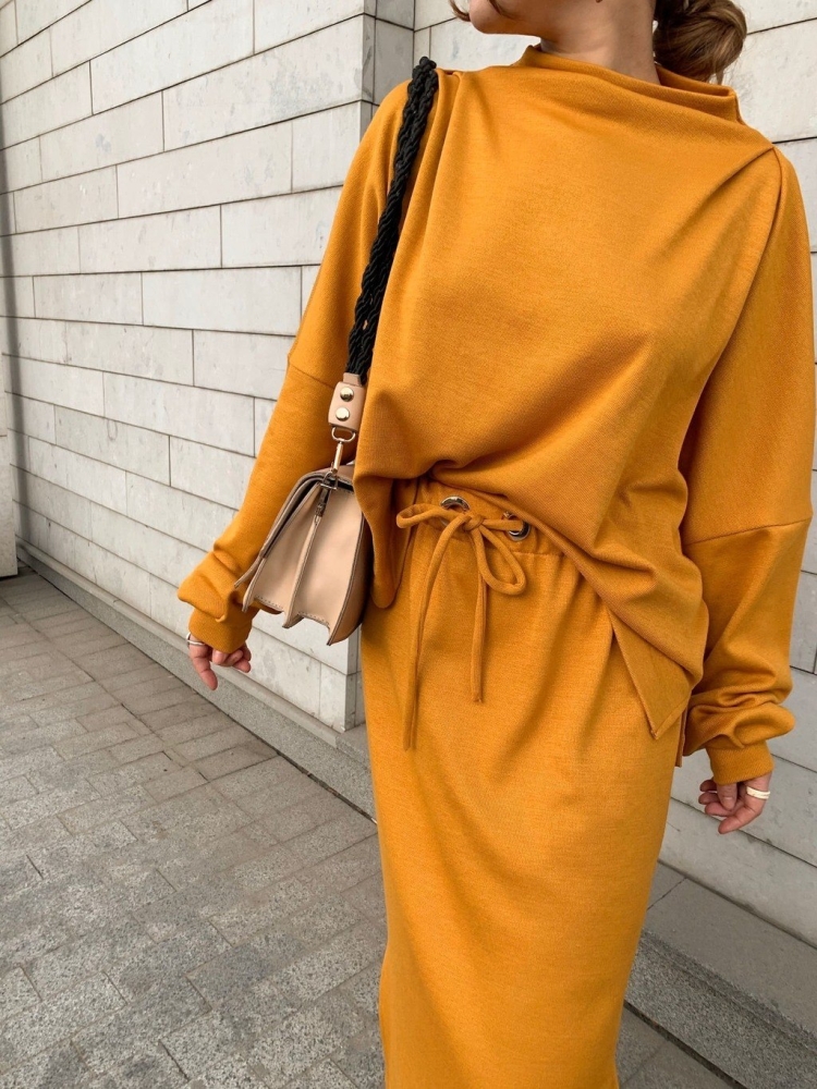 Цвет охры в одежде