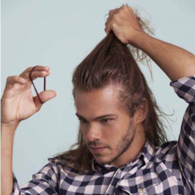 Мужская укладка волос пучками вверх