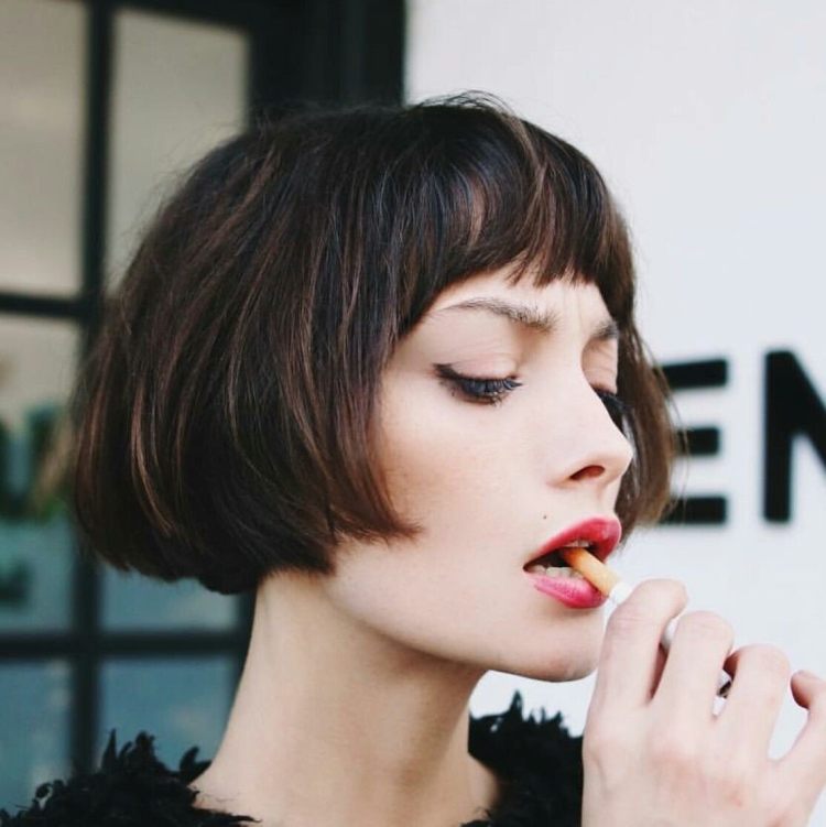 French girl hair стрижка